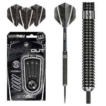 Winmau Blackout 90% tungsten steel darts nyíl