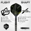 Winmau MvG Signature Edition 90% tungsten 23g darts nyíl