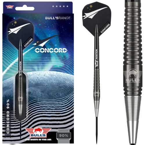 Bull's Concord 90% tungsten 23g darts nyíl