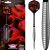 Bull's Chaos Red 90% tungsten 24g darts nyíl