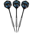 Bull's Chaos Blue 90% tungsten steel darts nyíl