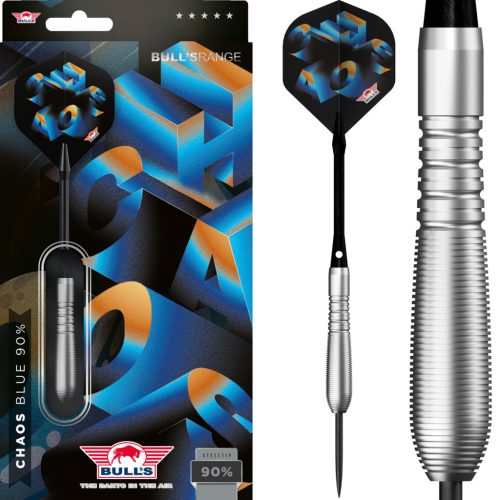 Bull's Chaos Blue 90% tungsten 23g darts nyíl