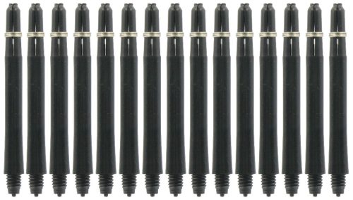 Bull's Nylon Medium fekete darts szár (48mm) - 15db-os pakk