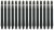 Bull's Nylon Medium fekete darts szár (48mm) - 15db-os pakk