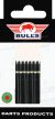 Bull's Nylon In Between fekete darts szár (39mm) - 15db-os pakk