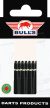 Bull's Nylon fekete darts szárak - 15db-os pakk