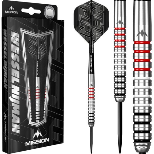 Mission Wessel Nijman 95% tungsten steel darts nyíl