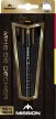 MIssion Mike de Decker 95% Black Gold steel darts nyíl