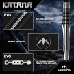 Mission Katana 95% tungsten steel darts nyíl