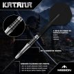 Mission Katana 95% tungsten 24g darts nyíl