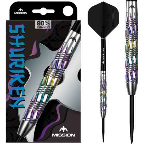 Mission Shuriken 90% tungsten steel darts nyíl