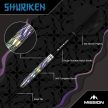 Mission Shuriken 90% tungsten steel darts nyíl