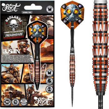 Shot Badlands Rustin 90% tungsten steel darts nyíl