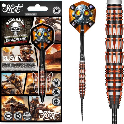 Shot Badlands Rustin 90% tungsten 25g darts nyíl