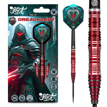 Shot Future Knights Dreadheart 90% tungsten steel darts nyíl