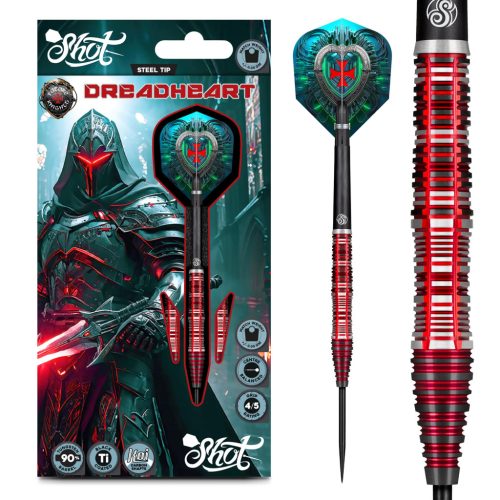 Shot Future Knights Dreadheart 90% tungsten steel darts nyíl