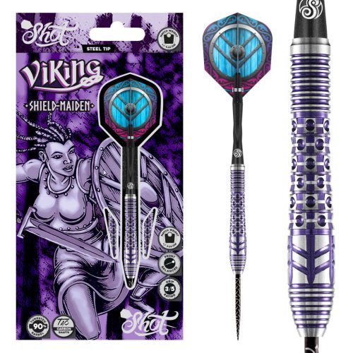 Shot Viking Shield Maiden 90% tungsten 24g darts nyíl